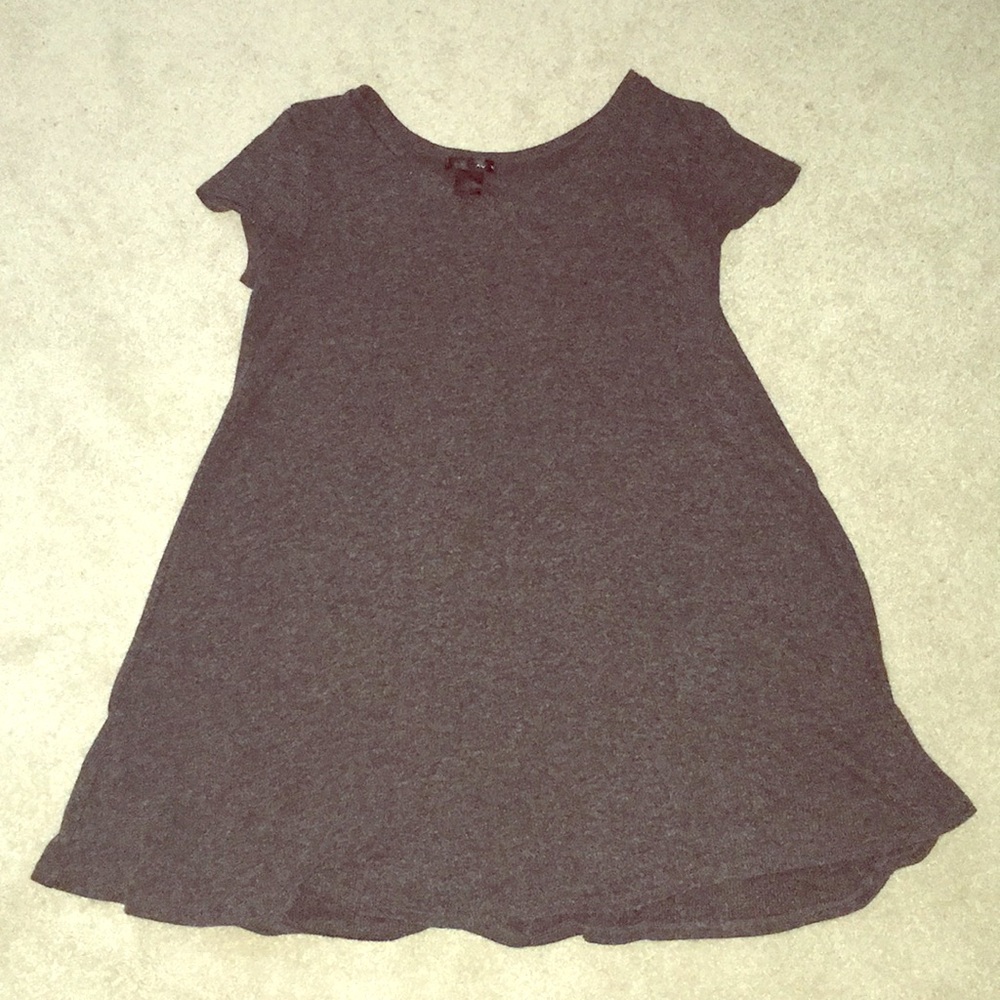 Aqua cotton mini dress